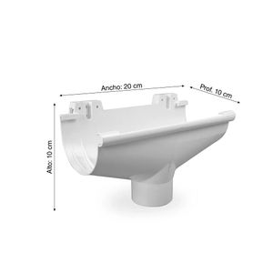 Embudo Dilatacion para Canaleta D/4" Nicoll