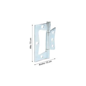 Bisagra Omega Zincada x 3 unidades