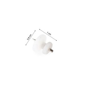 Ganchos plásticos 1 cm (1Kg) x 5 unidades