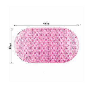 Alfombra para baño antideslizante para ducha Rosado