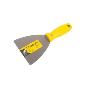 Espátula de acero con mango plástico 4"