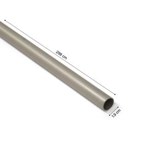 Tubo redondo 3/4"x1 mm 2.98 metros