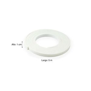 Burlete de vinilo 5x10 mm x5 m