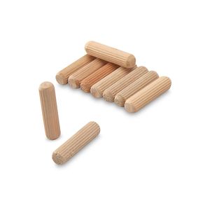 Tarugo de madera ranurado 3/8" x 10 unidades