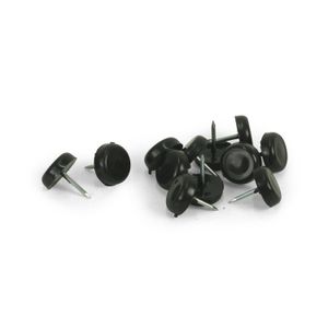 Deslizador plástico para clavar 18mm x 12 unidades