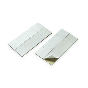 Autoadhesivo doble contacto 2.5x2.5cm x 16 unidades