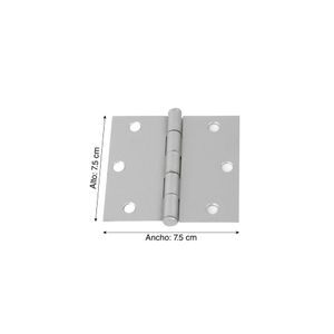 Bisagra Capuchina Acero Inoxidable 3"x3"