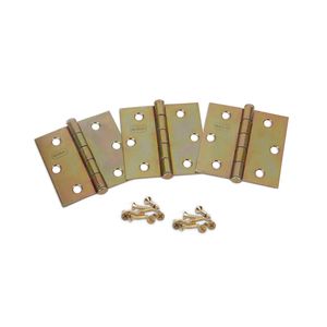 Bisagra Capuchina Dorado Mate 3"x3" x 3 unidades