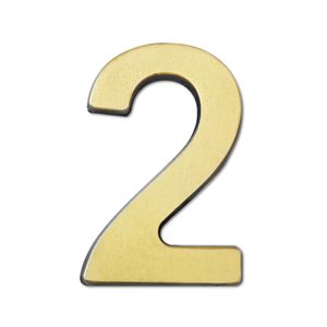 Número 2 de bronce
