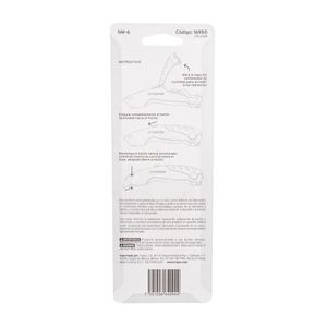 Cuchilla retráctil metálica con 3 hojas