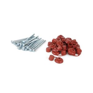 Kit Tirafón 1/4" x 4" + Capuchón teja 20 unidades