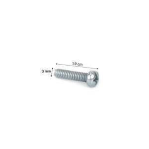Tornillo Cabeza Plana 6x3/4" x 10 unidades