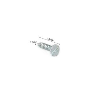 Tornillo Cabeza Plana 6x5/8" x 10 unidades