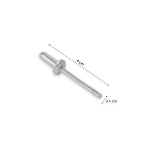 Remache POP 5/32"-3/8" CHE x 10 unidades