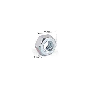 Tuerca hexagonal C 1/4" x 10 unidades