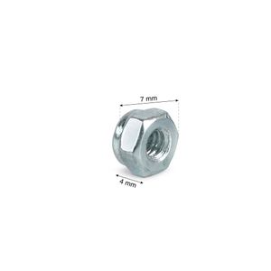 Tuerca hexagonal C 3/16" x 10 unidades