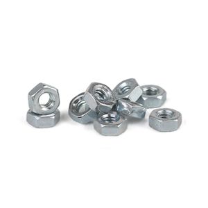 Tuerca hexagonal C 1/8" x 10 unidades