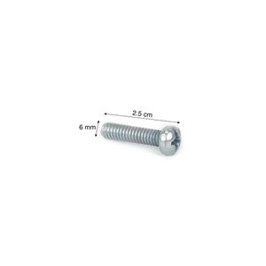 Tornillo Stovebolt 1/4x1" x 10 unidades
