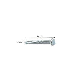 Perno tirafón CG2 1/4x3" x 4 unidades
