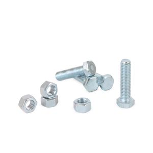 Perno hexagonal + Tuerca CG2 1/2" x 2" x 4 unidades