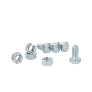 Perno hexagonal + Tuerca CG2 1/2" x 1" x 4 unidades