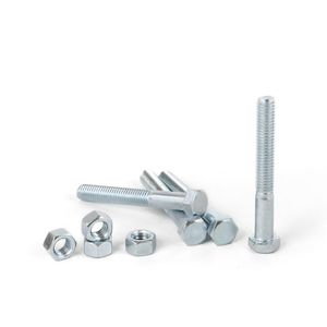Perno hexagonal + Tuerca CG2 3/8x3" x 4 unidades