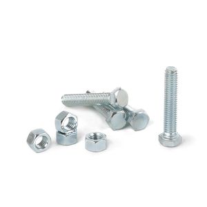 Perno hexagonal + Tuerca CG2 3/8x2" x 4 unidades