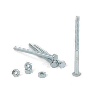 Perno hexagonal + Tuerca CG2 1/4x3 1/2" x 4 unidades
