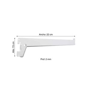 Soporte simple SG Blanco 20 cm