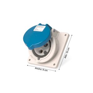 Toma para empotrar IP44 2P+Tierra 32A 250V