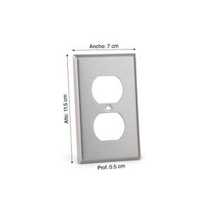 Placa Doble Acero