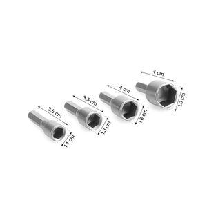 Set de dados hexagonales x4 unidades