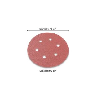 Disco para lijar Velcro Grano 80 x5 unidades