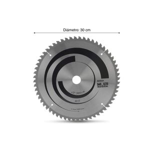 Disco de sierra multimaterial 60 dientes 12"
