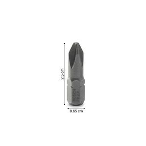 Punta de destornillador Phillips 2x25 mm x3 unidades