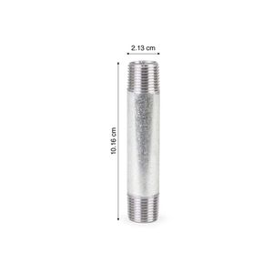 Niple galvanizado 1/2" x 4"