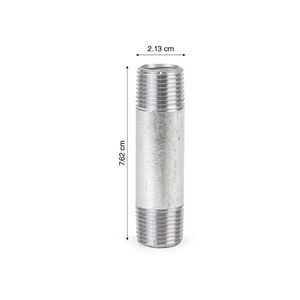 Niple galvanizado 1/2" x 3"