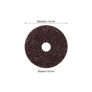 Disco de debaste Fibra Metalite 4 1/2"x7/8" Grano 36