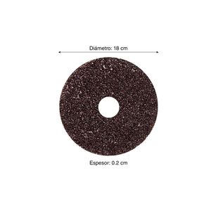 Disco de debaste Fibra F224 7" Grano 24