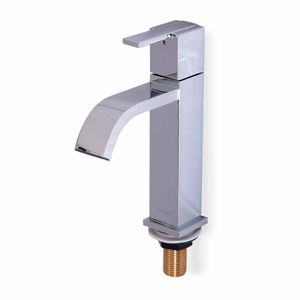 Llave de Lavatorio Vainsa Minimalista Modena Baja Plata Cromada