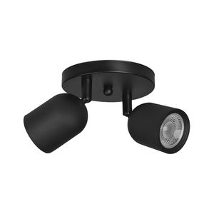 Spot LED para adosar 14W Negro Luz Cálida