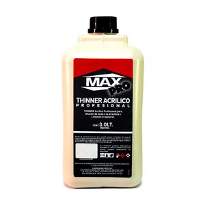 Thinner Acrílico Max Pro 3 litros