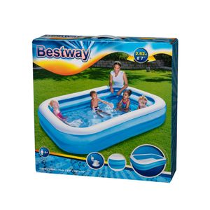 Piscina Inflable Rectangular Bestway Family 749L 262x175x51cm Azul