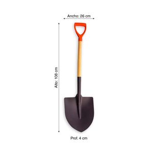 Pala para construcción con mango de plástico 1.2kg