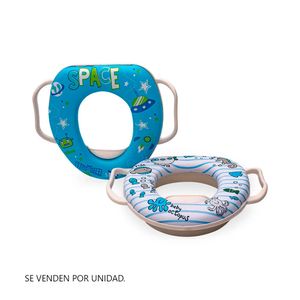 Asiento para inodoro infantil con asas