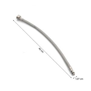 Tubo de abasto monocomando 1/2"FIP x M10 40 cm