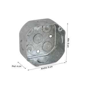 Caja Octogonal Pesada Metal 1.5mm Jormen
