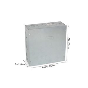 Caja de paso Liviana 10x10x4" 0.9mm