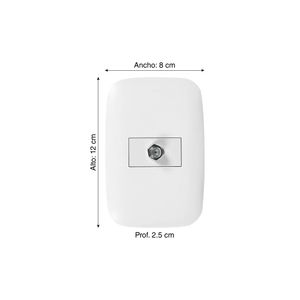 Toma Coaxial Tipo F Sencia