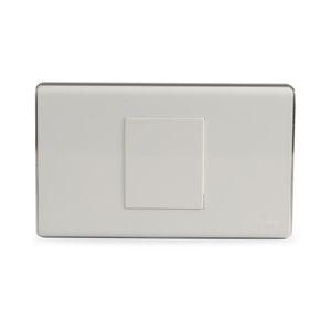 Placa ciega Blanca Deco